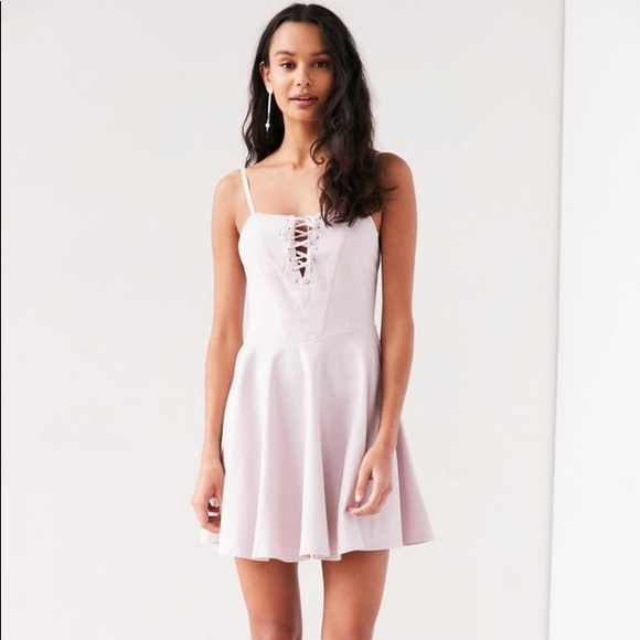 Urban Outfitters Dresses & Skirts - Kimchi Blue Lace Up Skater Dress, Size M